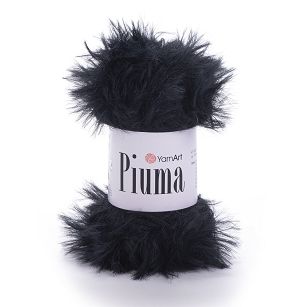 włóczka Piuma 4420 czarny