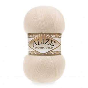 Włóczka Angora Gold 67 jasny beż