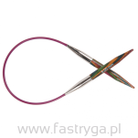 KnitPro Symfonie Wood - drewniane druty z żyłką 40 cm o grubości 5 mm - 2