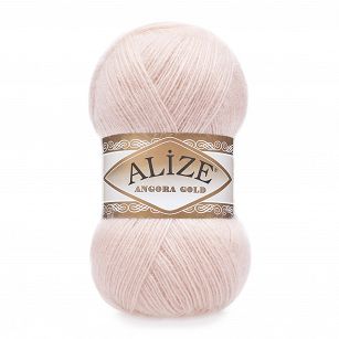 Włóczka Angora Gold kolor 271 jasny róż/łosoś