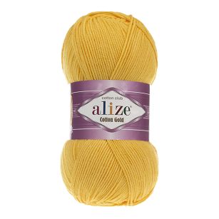 Włóczka Alize Cotton Gold  216 żółty
