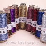 Włóczka z cekinami Paillettes 8006 bordo - 2