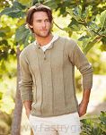 Włóczka Linen kolor 12 zieleń oliwka - 16