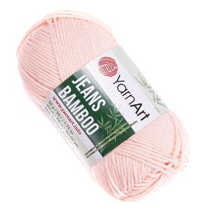 Łososiowa włóczka Jeans Bamboo 111 Yarn Art