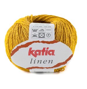 Włóczka Linen kolor 26 miodowy