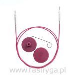 Stalowa żyłka obrotowa do drutów KnitPro 100 cm. - 2