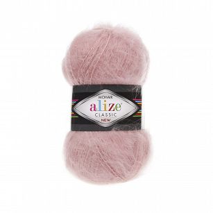 Alize Mohair Classic 161 pudrowy róż