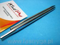 KnitPro Nova Metal - metalowe druty do żyłki numer 3 - 3