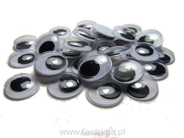 Ruchome oczy samoprzylepne 16 mm.