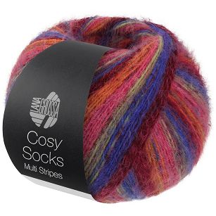 Cosy Socks  Multi Stripes  156