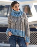 Love Wool kolor 125 ciemny jeans - 6