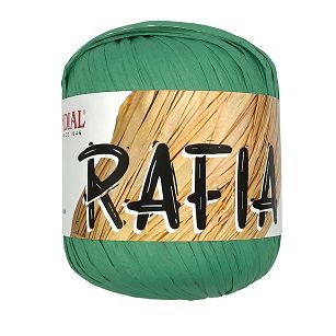 Włóczka Rafia zielona 992