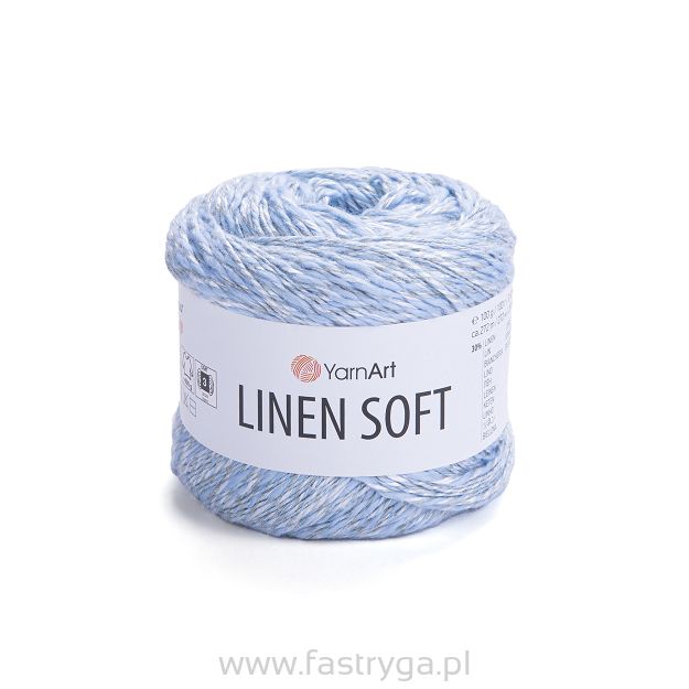 Włóczka Yarnart Linen Soft 7319 błękit