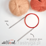 Druty Novel z żyłką 60 cm  3 mm - 4