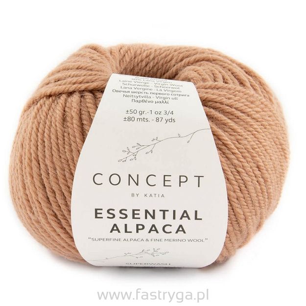 Essential Alpaca  74 pudrowy beż-róż