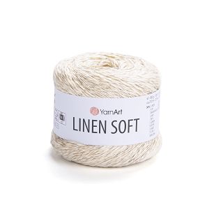 Włóczka Yarnart Linen Soft 7302 krem