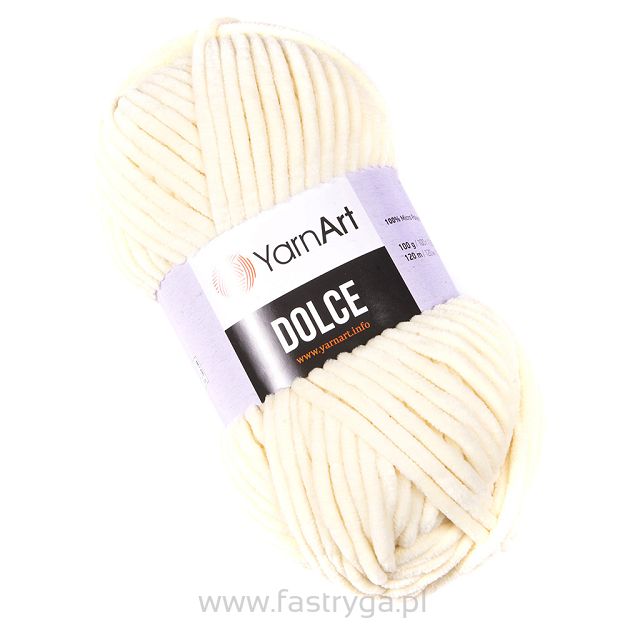Włóczka szenilowa YarnArt Dolce 783 krem