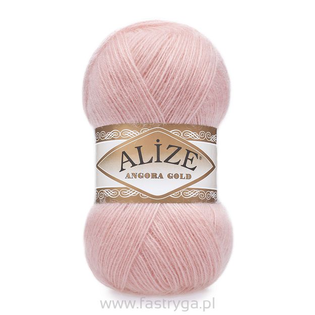 Włóczka Angora Gold kolor 363 pudrowy
