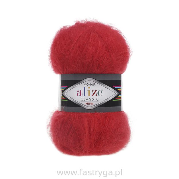 Alize Mohair Classic  56 czerwony