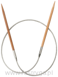 Bambusowe druty na żyłce 40 cm.  4 mm. - 2