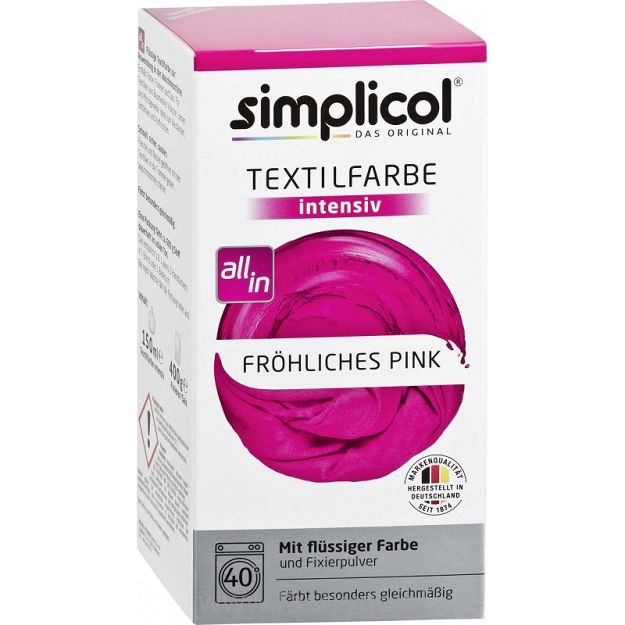 Trwała farba do tkanin róż pink